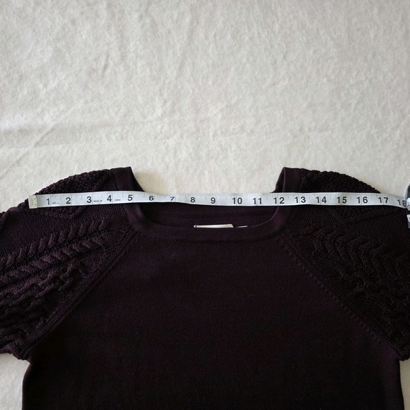 Eliza J Knit Sweater Dress Bell Sleeves Size M - Picture 7 of 10